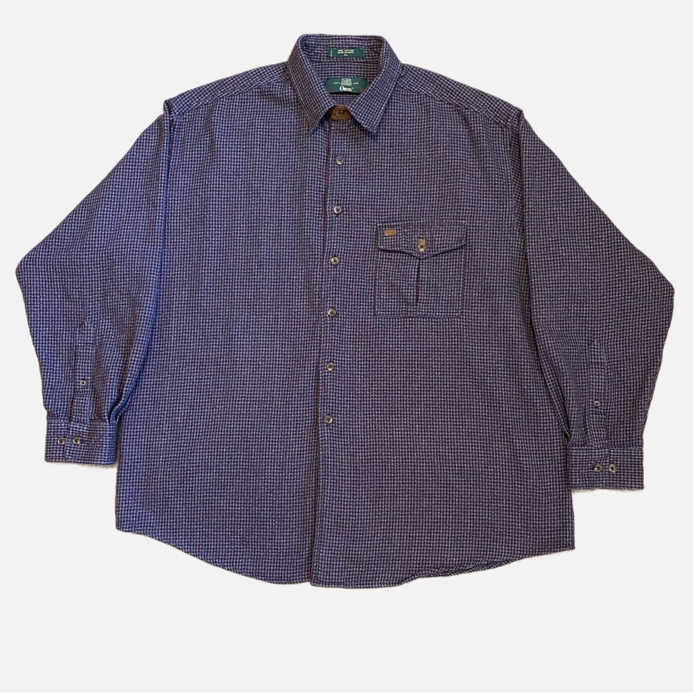 Orvis Men’s Flannel Button Down Long Sleeve Multicolor Shirt Size XL